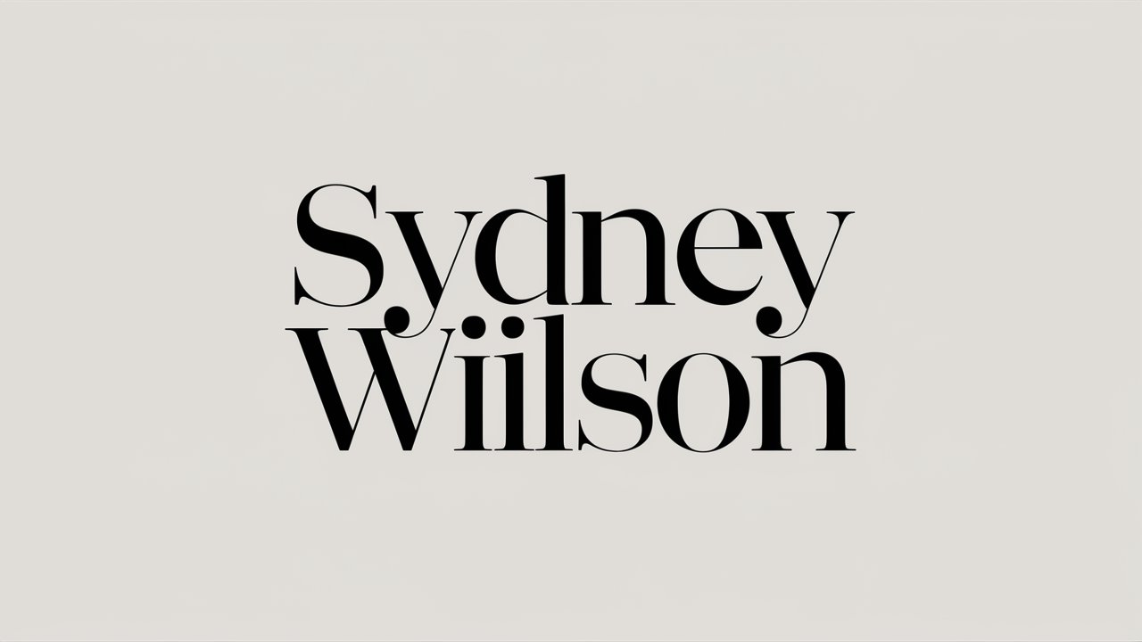 sydney wilson